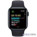 Apple Watch SE GPS + Cellular 40mm Midnight Aluminium Case with Midnight Sport Band MRGA3QR/A - Image 6