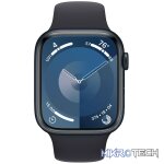 Apple Watch Series 9 GPS 45mm Midnight Aluminium Case with Midnight Sport Band MR9A3QR/A - Image 2