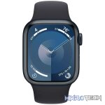 Apple Watch Series 9 GPS 41mm Midnight Aluminium Case with Midnight Sport Band MR8X3QR/A - Image 2