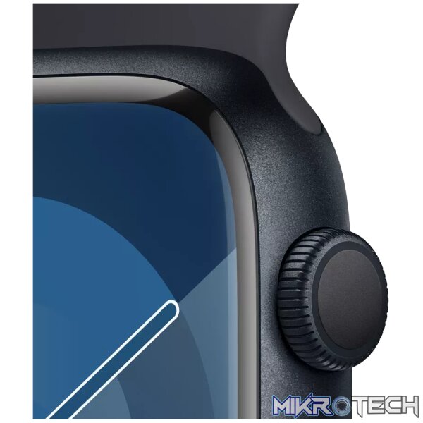 Apple Watch Series 9 GPS 45mm Midnight Aluminium Case with Midnight Sport Band MR9A3QR/A - Image 3