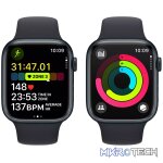 Apple Watch Series 9 GPS 45mm Midnight Aluminium Case with Midnight Sport Band MR9A3QR/A - Image 8