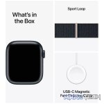Apple Watch Series 9 GPS 41mm Midnight Aluminium with Midnight Sport Loop - Image 9