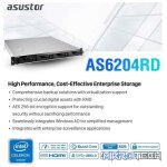 Asustor AS6204RD Rack Mount 4 x Bay Hot Swappable Enterprise Network Attached Storage Device - Image 2