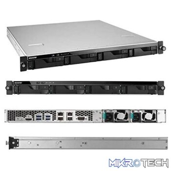 Asustor AS6204RD Rack Mount 4 x Bay Hot Swappable Enterprise Network Attached Storage Device