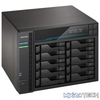 Asustor Lockerstor 10 Pro AS7110T Series Enterprise Network Attached Storage