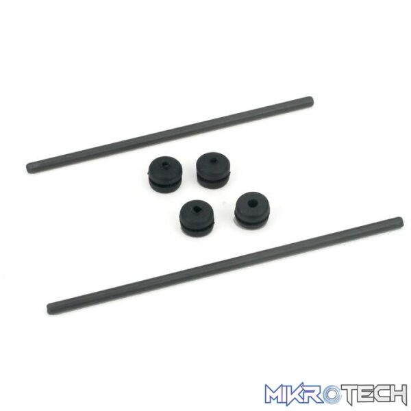 Body Mount Rod & Grommet Set: BCX/2/3 Body Mount Rod & Grommet Set: BCX/2/3