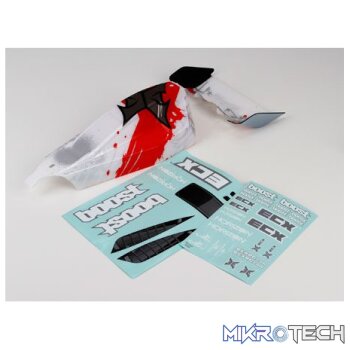 * Body/Wing White/Red: 1:10 2wd Boost