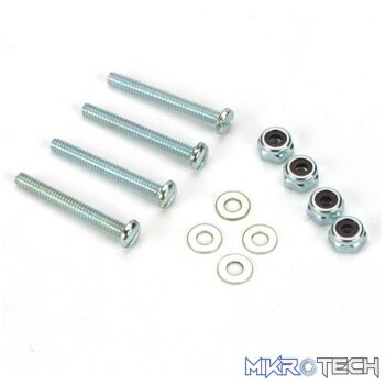 Bolt & Lock Nut Set6-32 x 1 1/4