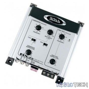 Boss Audio 2-way Electronic Crossover w/Remote level subwoofer control