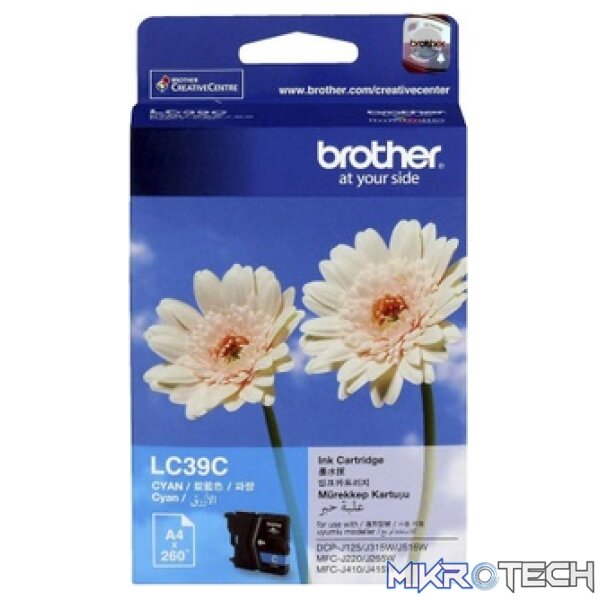 Brother Cyan Cartridge For use with MFC-J220 / DCP-J125 Brother Cyan Cartridge For use with MFC-J220 / DCP-J125