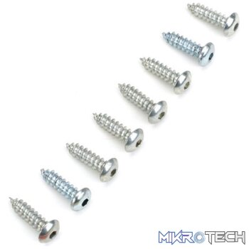 Button Head Screws 6 x 1/2in (8)