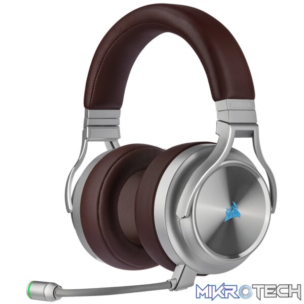 Corsair Virtuoso RGB Wireless SE Brown & silver Gaming Headset - Image 2