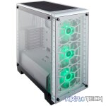 Corsair Crystal Series 460X ATX PC Chassis with White color scheme - Image 2