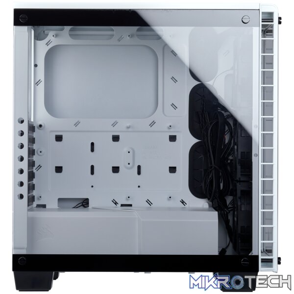 Corsair Crystal Series 460X ATX PC Chassis with White color scheme - Image 7