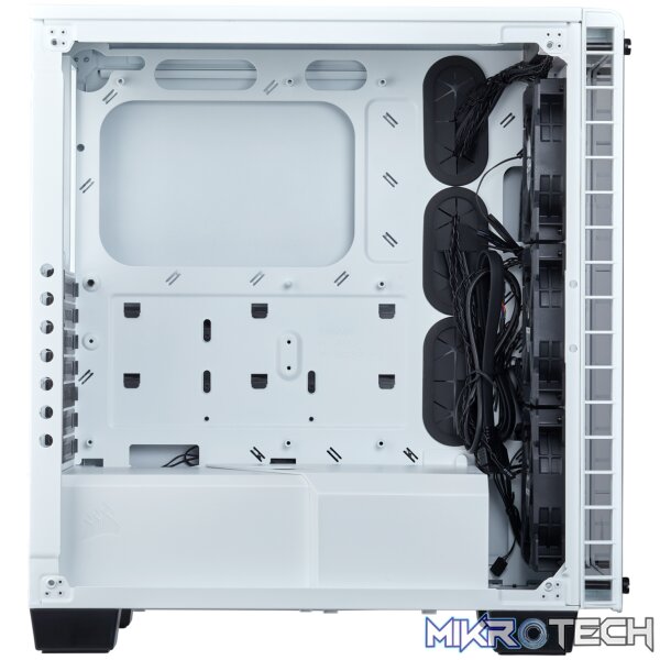 Corsair Crystal Series 460X ATX PC Chassis with White color scheme - Image 6