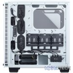 Corsair Crystal Series 460X ATX PC Chassis with White color scheme - Image 5