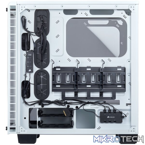 Corsair Crystal Series 460X ATX PC Chassis with White color scheme - Image 5