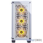 Corsair Crystal Series 460X ATX PC Chassis with White color scheme - Image 3