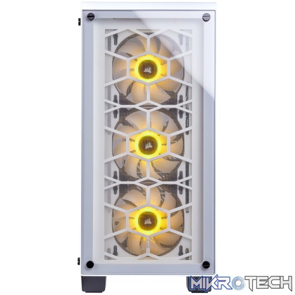 Corsair Crystal Series 460X ATX PC Chassis with White color scheme - Image 3