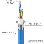Roxtone - 60M 1:1 Cat6 Extension 60M On Reel With Ethercon - Image 2