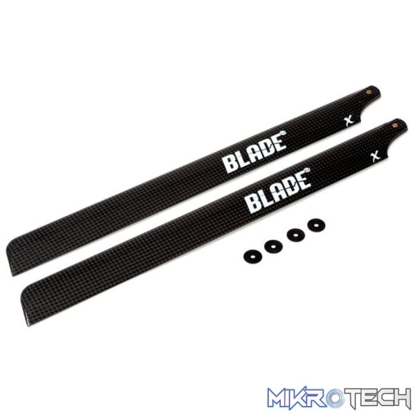 CF FBL Main Blade Set with Wash: B45 CF FBL Main Blade Set with Wash: B45