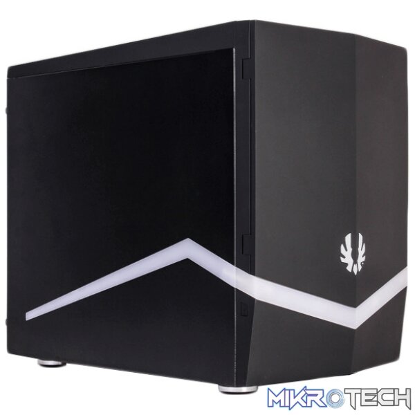 CH-BCMA-K_8ljg-52 Bitfenix Colossus Black Mini-iTX PC Chassis with blue/green/red switch-able lighting - Image 1
