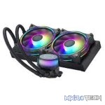 CM Cooler ML240 IllusionARGB Liquid Cooler; 240mm Radiator; 2 x 120mm ARGB Illusion; Transparent Pump Design