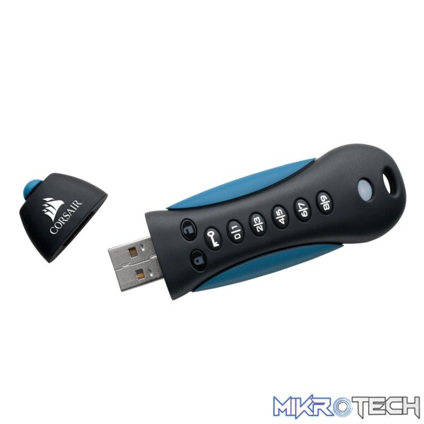 CMFPLA3B-16GB-Gallery-Padlock3-002_fsm1-34_m47r-nl Corsair Padlock 3 64Gb USB 3.0 Flash Drive - Image 1