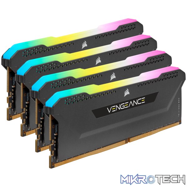 CMH32GX4M4E3200C16-Gallery-VENGEANCE-RGB-PRO-SL-BLACK-13_8wnb-5r Corsair Vengeance RGB Pro SL 128GB (4x32GB kit) DDR4-3200 CL16 1.35V 288pin Memory kit Black - Image 1