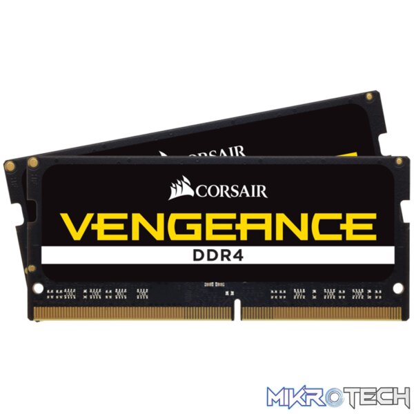 CMSX64GX4M2A2666C18-Gallery-VENG-DDR4-SODIMM-03 Corsair Vengeance 64GB (32GB x2 kit) DDR4-2666 1.2V 260 pin SO-DIMM Memory - Image 1