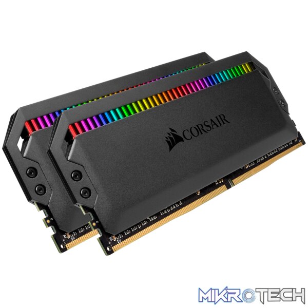 Corsair Dominator Platinum RGB 16Gb(8Gb x 2) DDR4-3200 (pc4-25600) CL16 1.35v Desktop Memory Module - Image 2