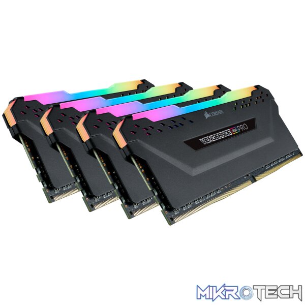 Corsair Vengeance RGB Pro 32Gb(8Gbx 4) DDR4-4266 (pc4-34100) CL19 1.35v Desktop Memory Module - Image 2
