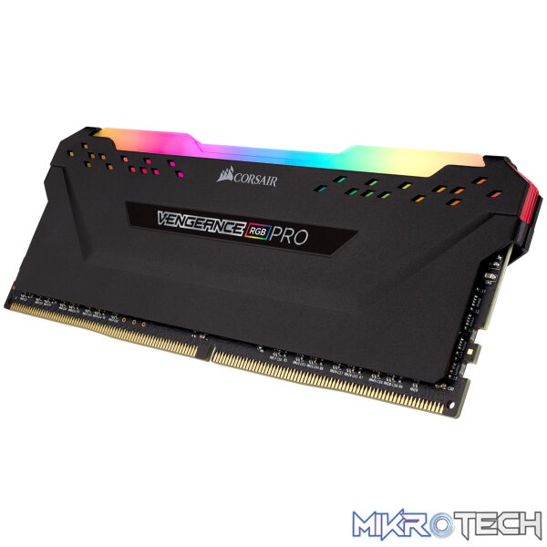 CMW8GX4M1D3000C16-Gallery-Vengeance-RGB-Pro-04_2ceh-nv Corsair Vengeance RGB Pro 8GB (1 x 8GB kit) DDR4-3200 CL16 1.35V 288 pin Desktop Memory - Image 1