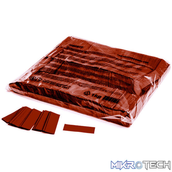 CON01BR_1 Magic Fx - Brown Slowfall Confetti Rectangles - Image 1