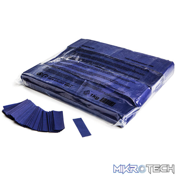 CON01DB Magic Fx - Dark Blue Slowfall Confetti Rectangles - Image 1