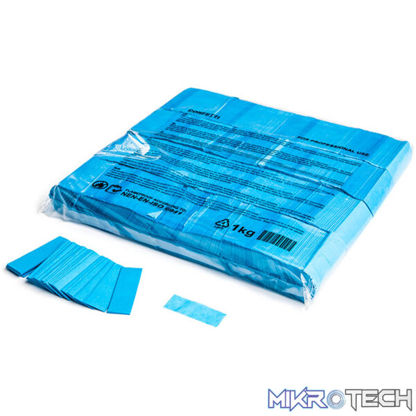 CON01LB Magic Fx - Light Blue Slowfall Confetti Rectangles - Image 1