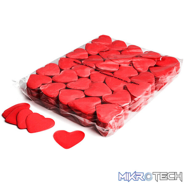 CON04RD Magic Fx - Red Hearts Slowfall Confetti - Image 1