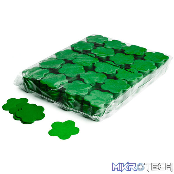 CON06DG_1 Magic Fx - Dark Green Slowfall Confetti Flowers - Image 1