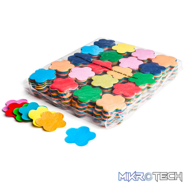 CON06MC_1 Magic Fx - Multicolour Slowfall Confetti Flowers - Image 1