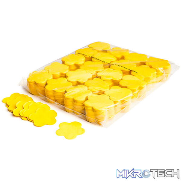 CON06YL_1 Magic Fx - Yellow Slowfall Confetti Flowers - Image 1