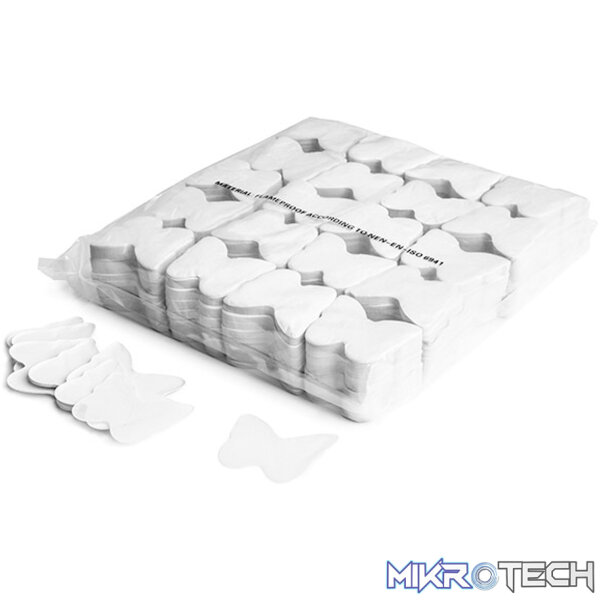 CON07WH_1 Magic Fx - White Slowfall Confetti Butterflies - Image 1