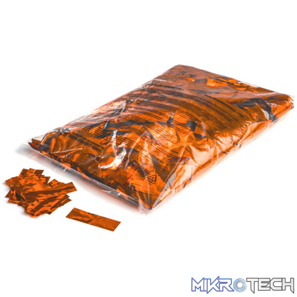 CON10OR Magic Fx - Orange Metallic Confetti Rectangles - Image 1