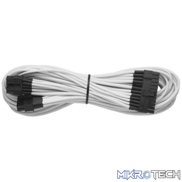 CP-8920135-Gallery-cp-8920135 Corsair cp-8920135 White 24pin ATX sleeved modular digital cable - Image 1