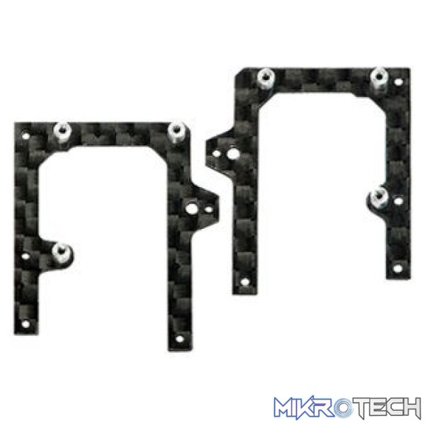 Carbon Fiber Main Frame L/R Set: MHEMCPX Carbon Fiber Main Frame L/R Set: MHEMCPX