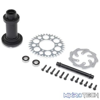Complete Rear Hub Assembly: Promoto-MX