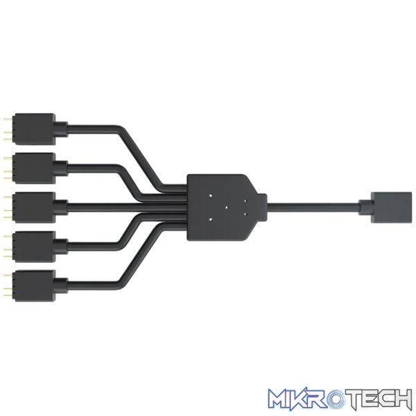 Cooler Master Addressable RGB 1-to-5 Splitter Cable Cooler Master Addressable RGB 1-to-5 Splitter Cable