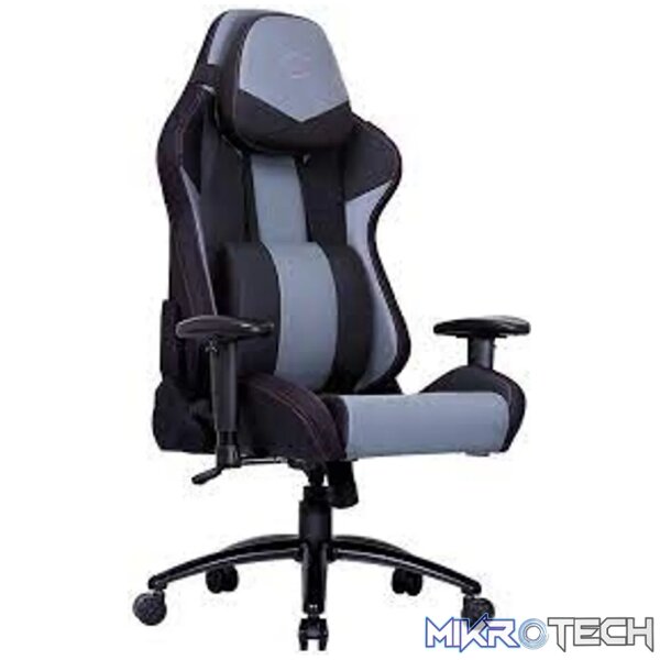 Cooler Master Chair Caliber R3; Black; Grey; Ergoo chair; lumbar and neckrest support. adjustable; Memory Foam - Image 3
