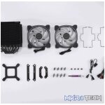 Cooler Master Hyper 622 Halo Black, Air cooler, 12 cm, 650 RPM, 2050 RPM, 27 dB, 51.88 cfm - Image 11