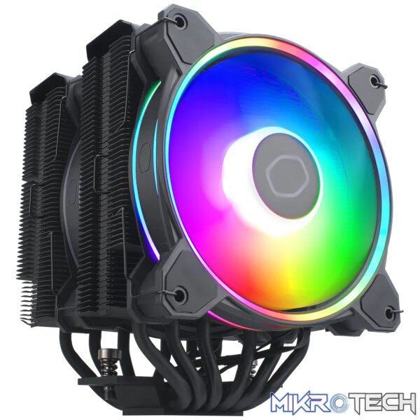 Cooler Master Hyper 622 Halo Black, Air cooler, 12 cm, 650 RPM, 2050 RPM, 27 dB, 51.88 cfm - Image 10