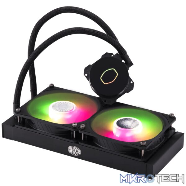 Cooler Master MasterLiquid ML240L ARGB V2, All-in-one liquid cooler, 62 cfm, Black - Image 5